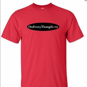 Oneverythangilove Red Men’s Shirt XXL cotton